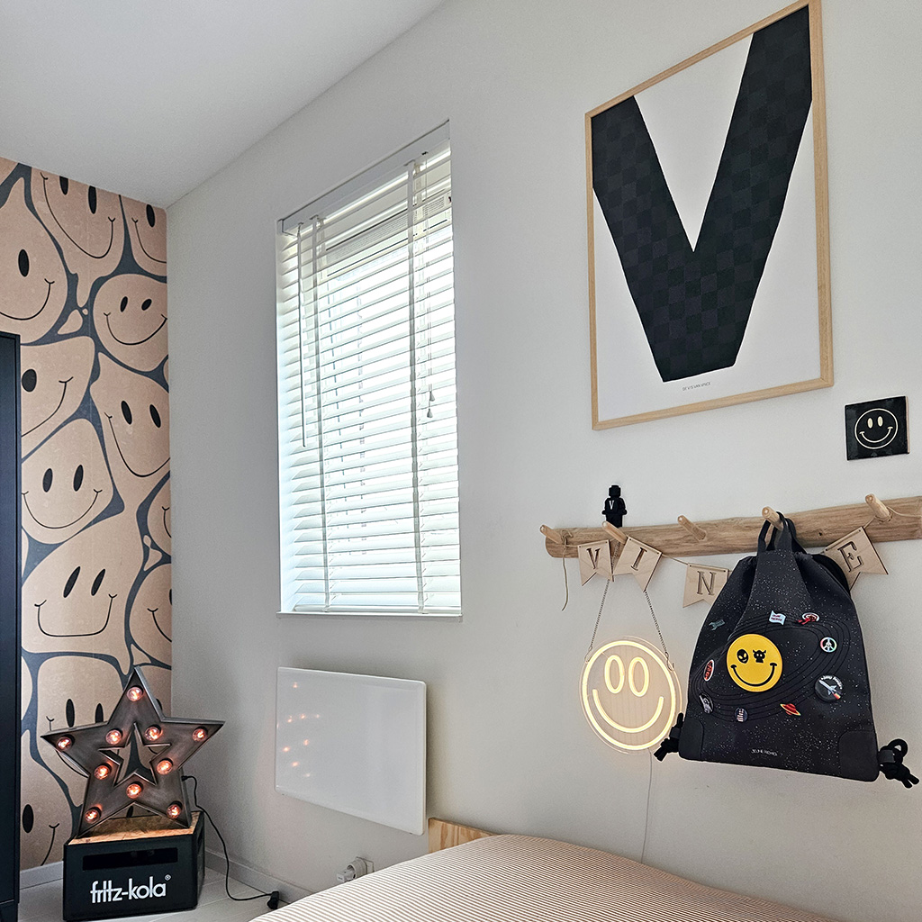 Jeune Premier kinderrugzak jongen smiley - space invaders - Afbeelding 3