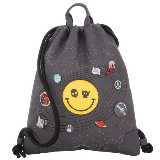 Jeune Premier kinderrugzak jongen smiley - space invaders