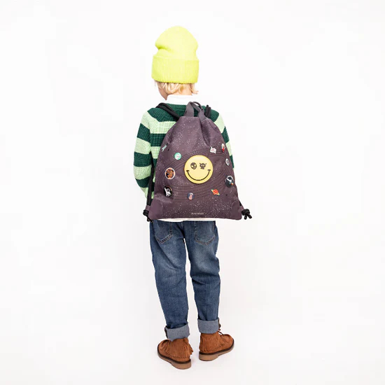 Jeune Premier kinderrugzak jongen smiley - space invaders - Afbeelding 4