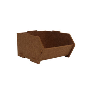 KidsDepot stapelbare opbergbox mason - brown