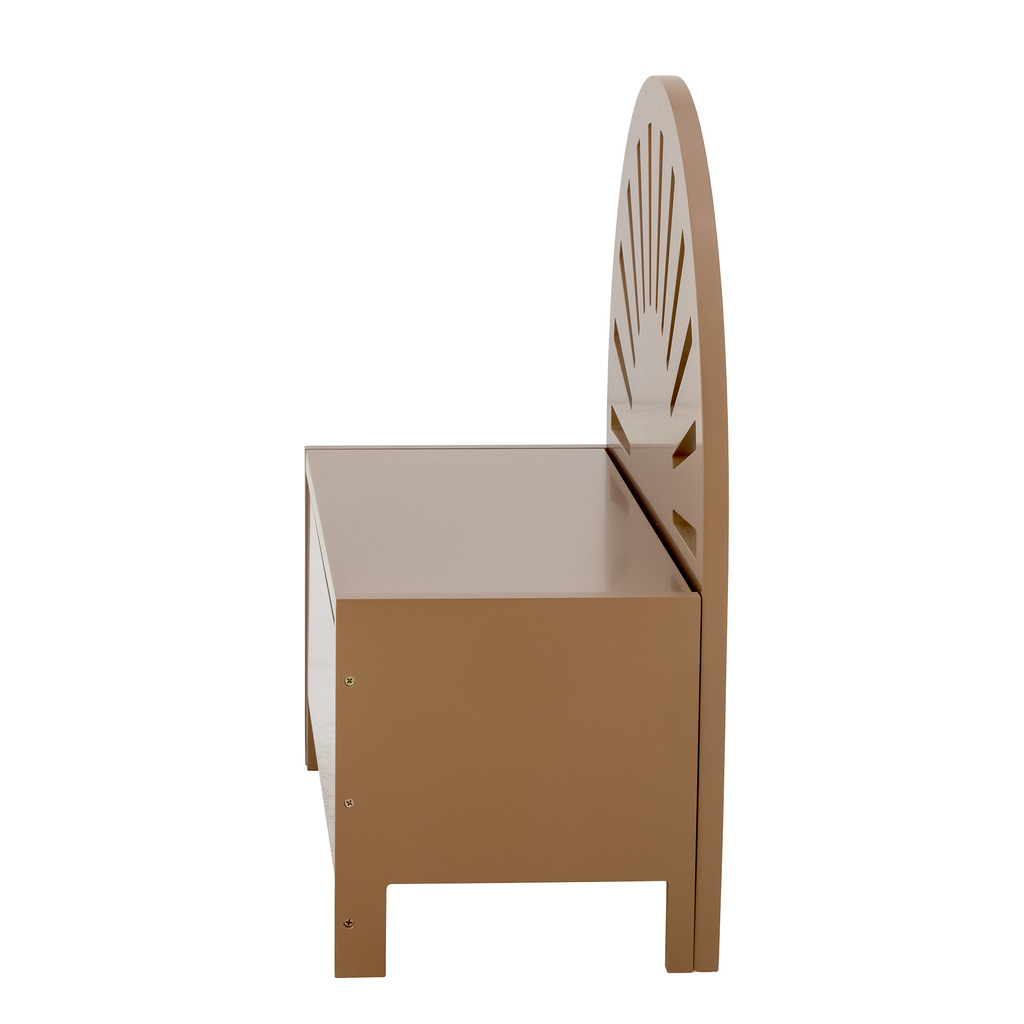 Bloomingville opbergkist bankje marisol - bruin - Afbeelding 5