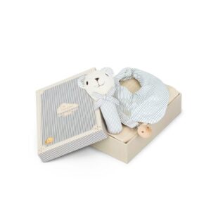 Cam Cam giftset for newborn - classic stripes blue