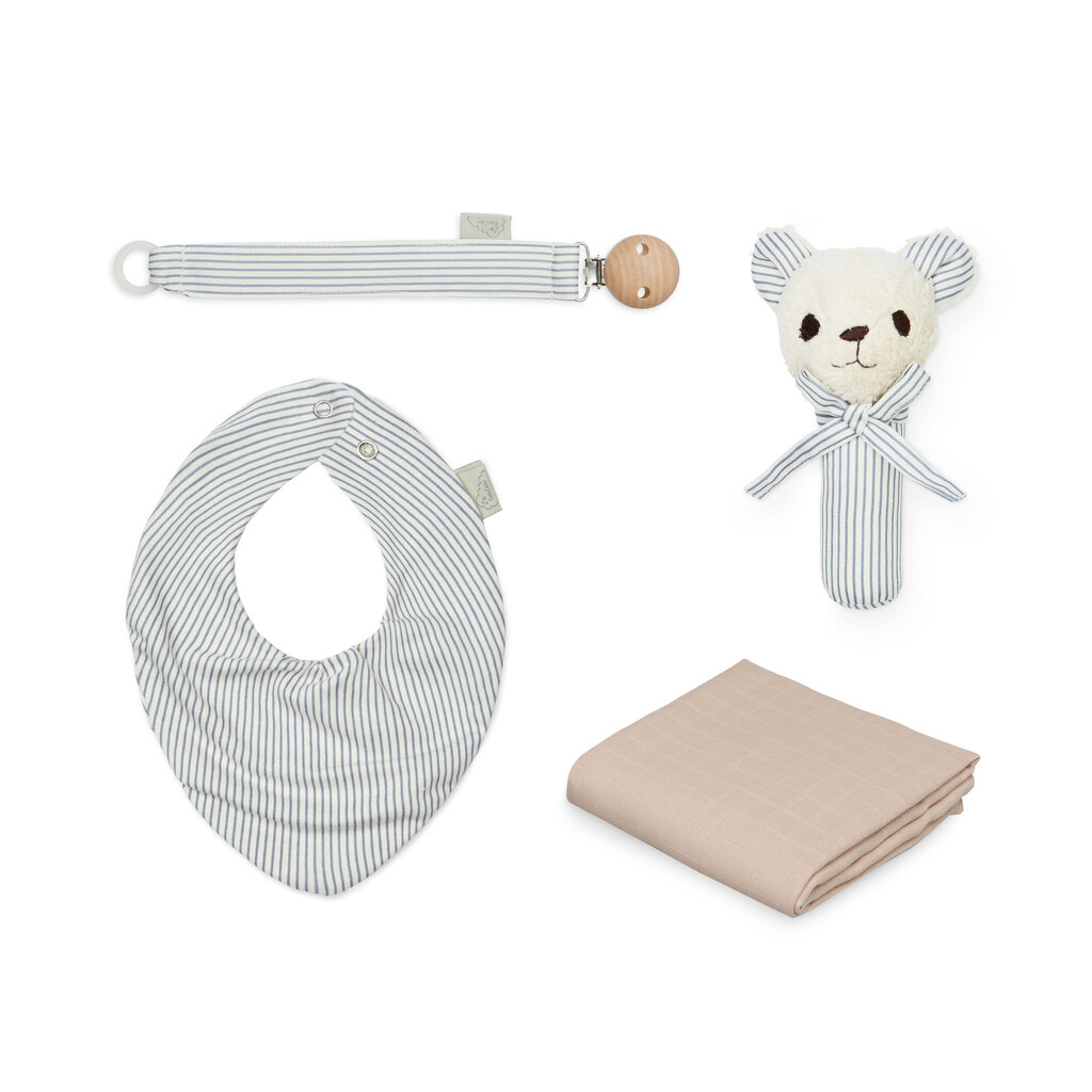 Cam Cam giftset for newborn - classic stripes blue - Afbeelding 2