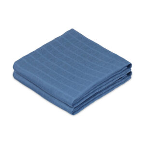 Cam Cam hydrofiele doeken set van twee 70x70 - deep blue/donker blauw