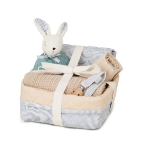 Cam Cam newborn gift set - classic stripes blue