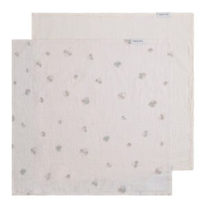 Baby's Only hydrofiele doeken tender set van twee XL 115x115 - linen/clover
