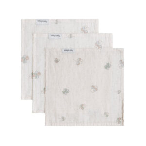 Baby's Only hydrofiele spuugdoekjes tender set van drie - clover