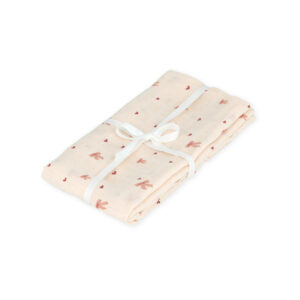 Cam Cam hydrofiele doek XL met print 120x120 - bows