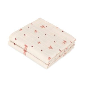 Cam Cam hydrofiele doeken set van twee 70x70 - bows