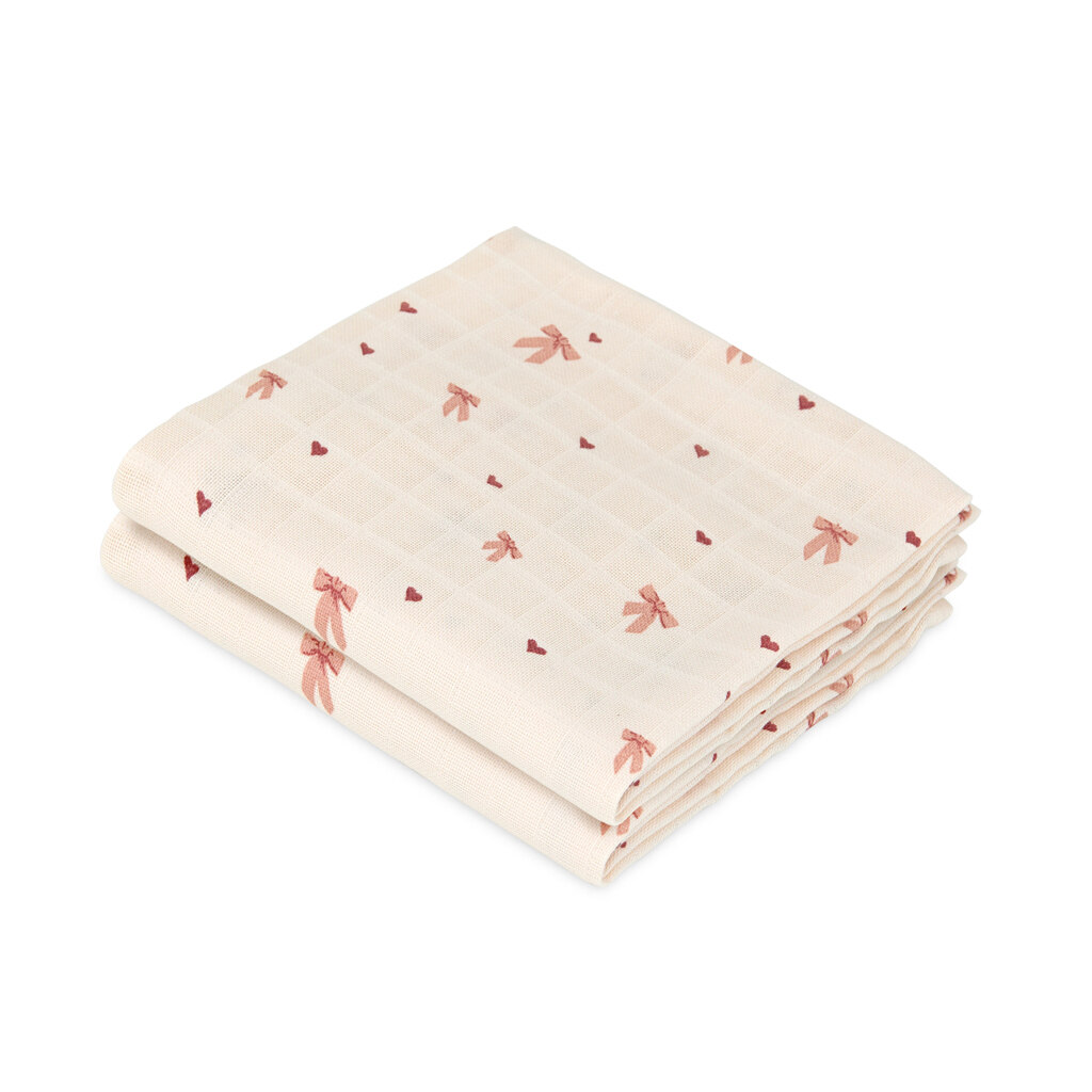 Cam Cam hydrofiele doeken set van twee 70x70 - bows