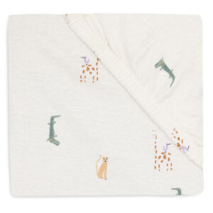 Jollein hoeslaken wieg 40x80/50x90 - jungle jambo