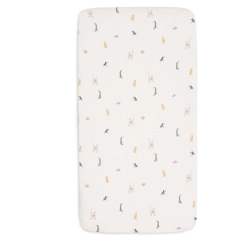 Jollein hoeslaken ledikant 60x120 - jungle jambo - Afbeelding 3