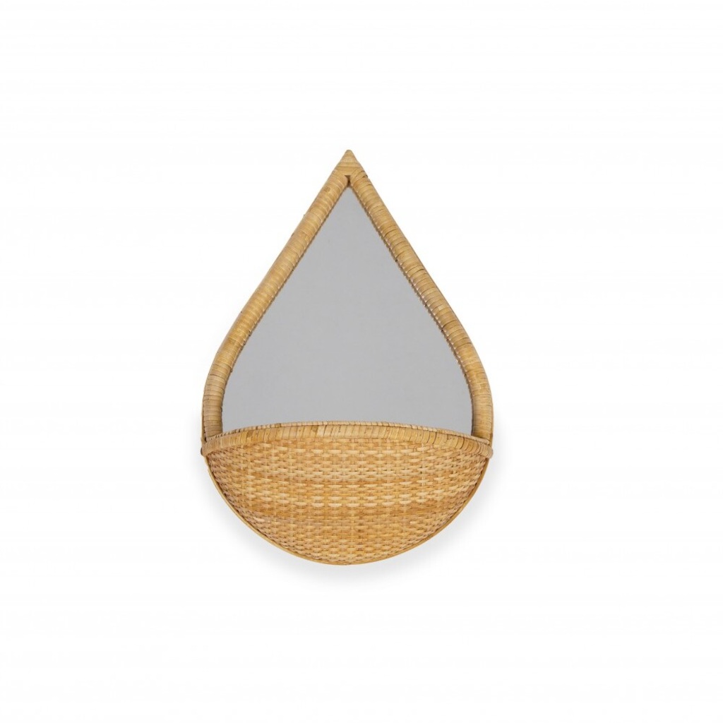 Kidsdepot rotan spiegel mikka - naturel