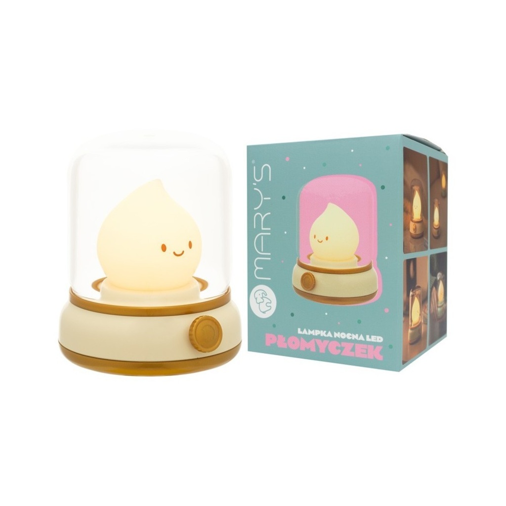 Mary's nachtlampje little flame - geel - Afbeelding 3