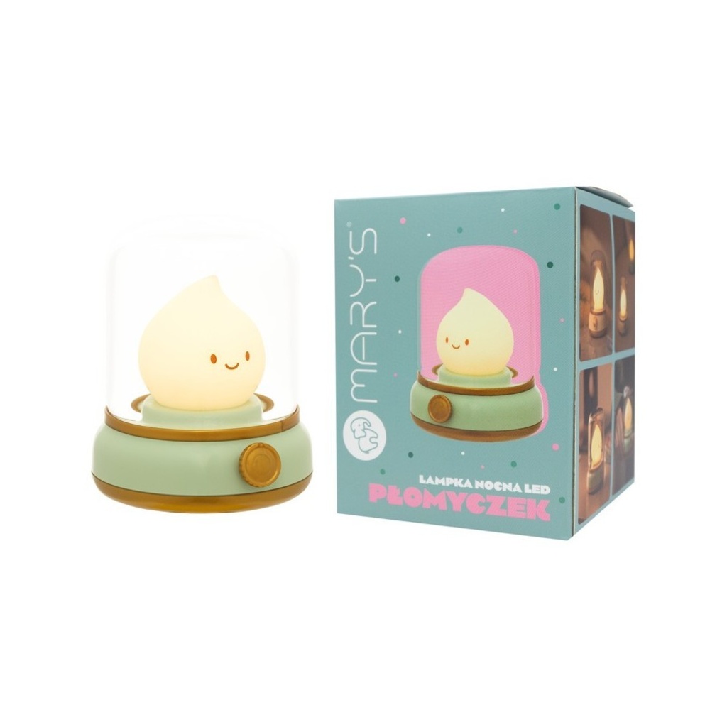 Mary's nachtlampje little flame - groen - Afbeelding 3