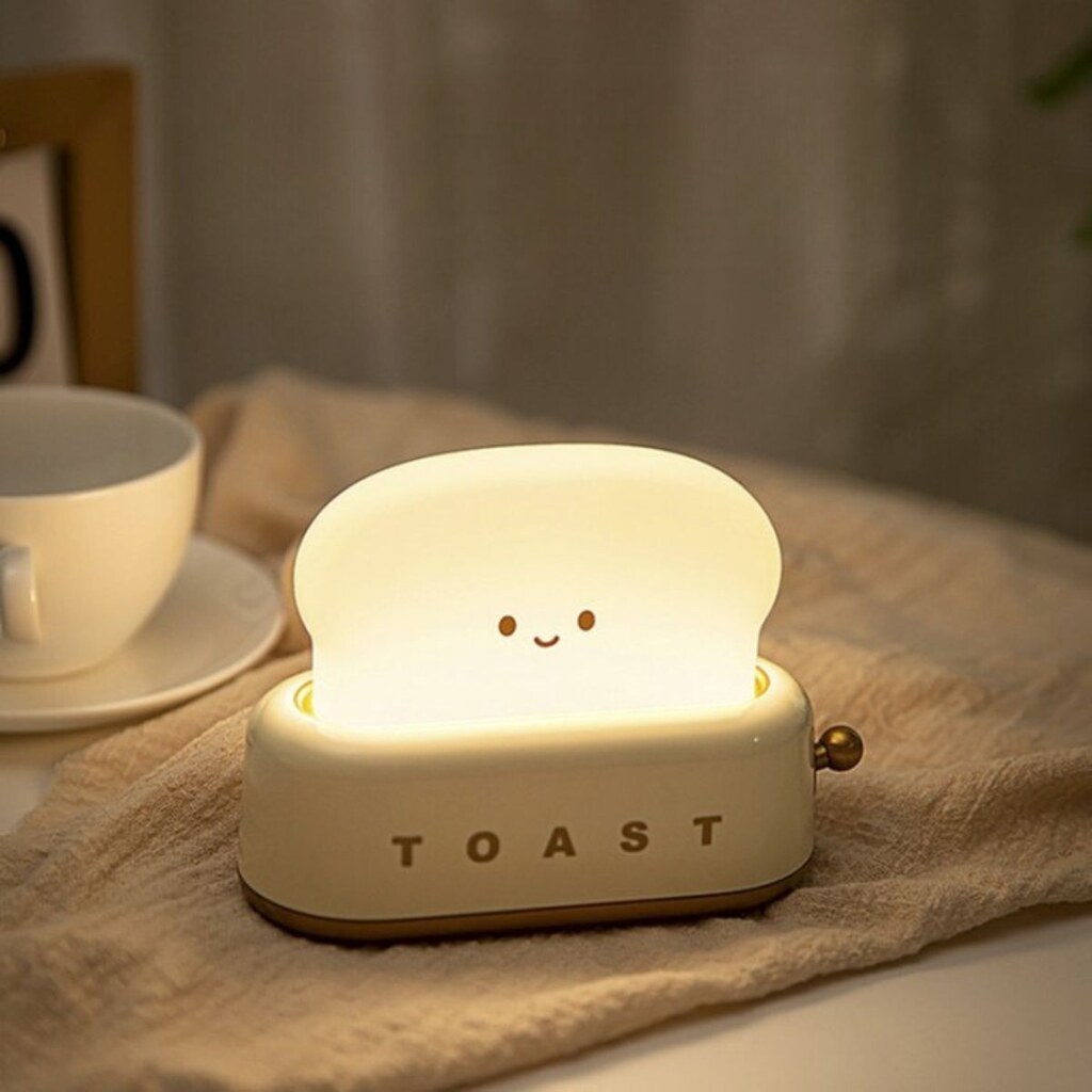 Mary's nachtlampje toaster - geel