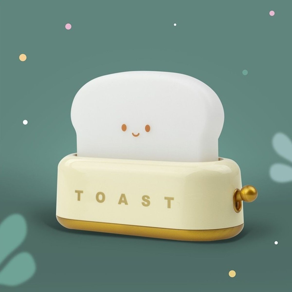 Mary's nachtlampje toaster - geel - Afbeelding 2