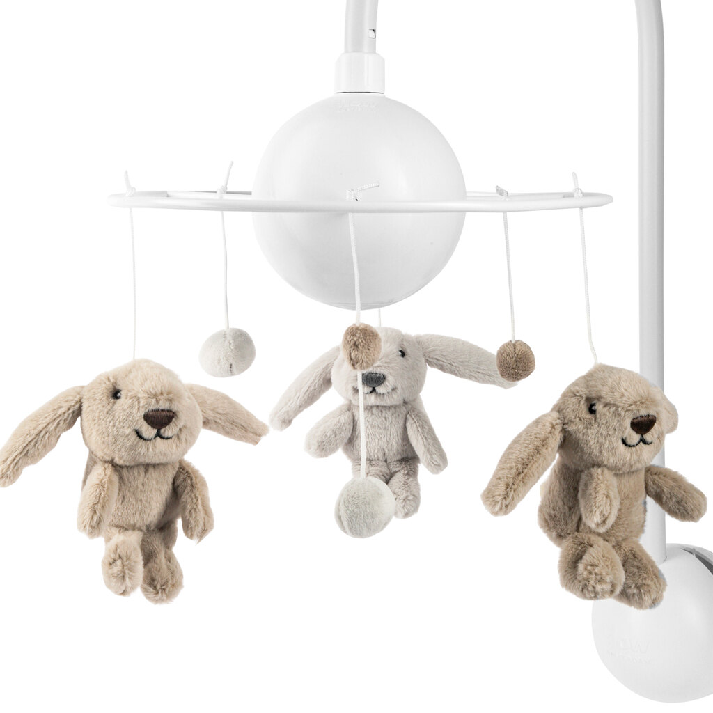 Flow Amsterdam muziekmobiel dieren - beige - Afbeelding 3