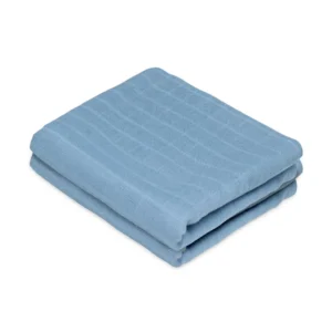 Cam Cam hydrofiele doeken set van twee 70x70 - skylight blauw