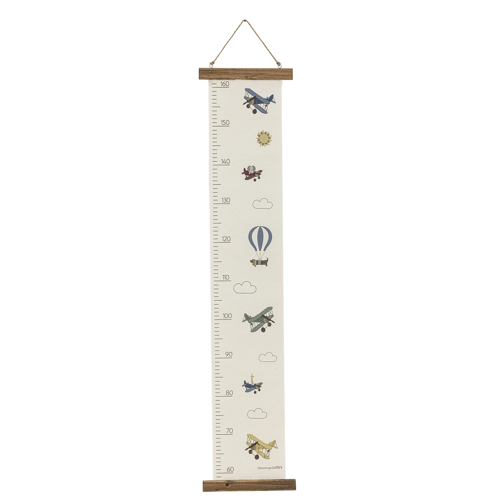 Bloomingville MINI groeimeter - vliegtuig