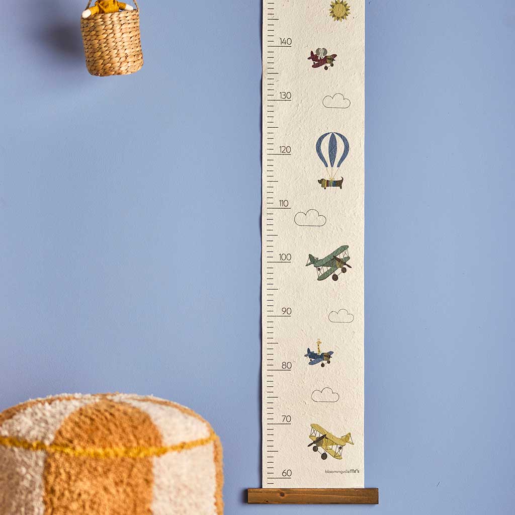 Bloomingville MINI groeimeter - vliegtuig - Afbeelding 2