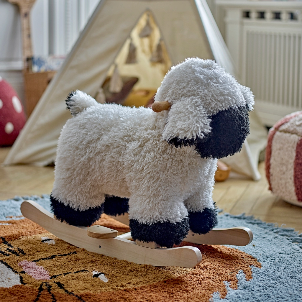 Bloomingville MINI hobbeldier schaap dolly- wit - Afbeelding 5