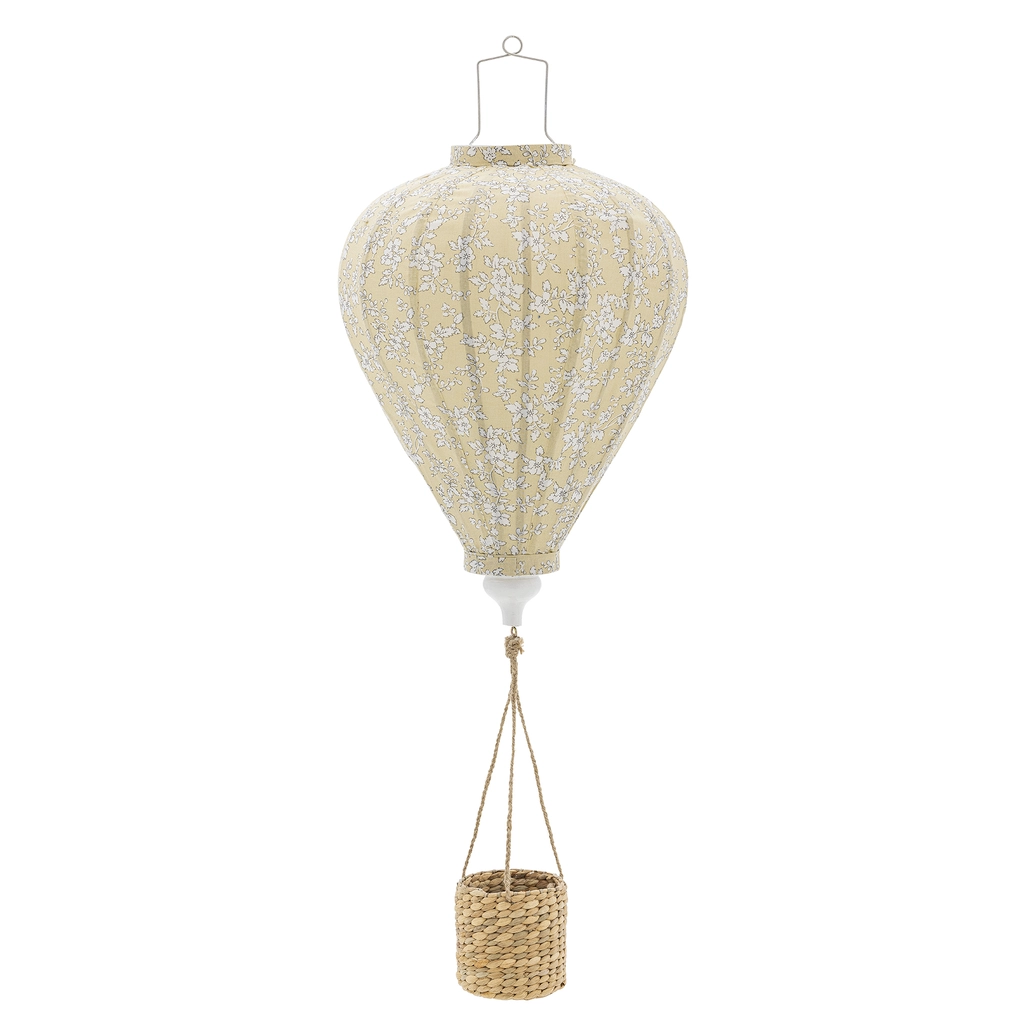 Bloomingville MINI luchtballon mobiel voor kinderkamer - geel
