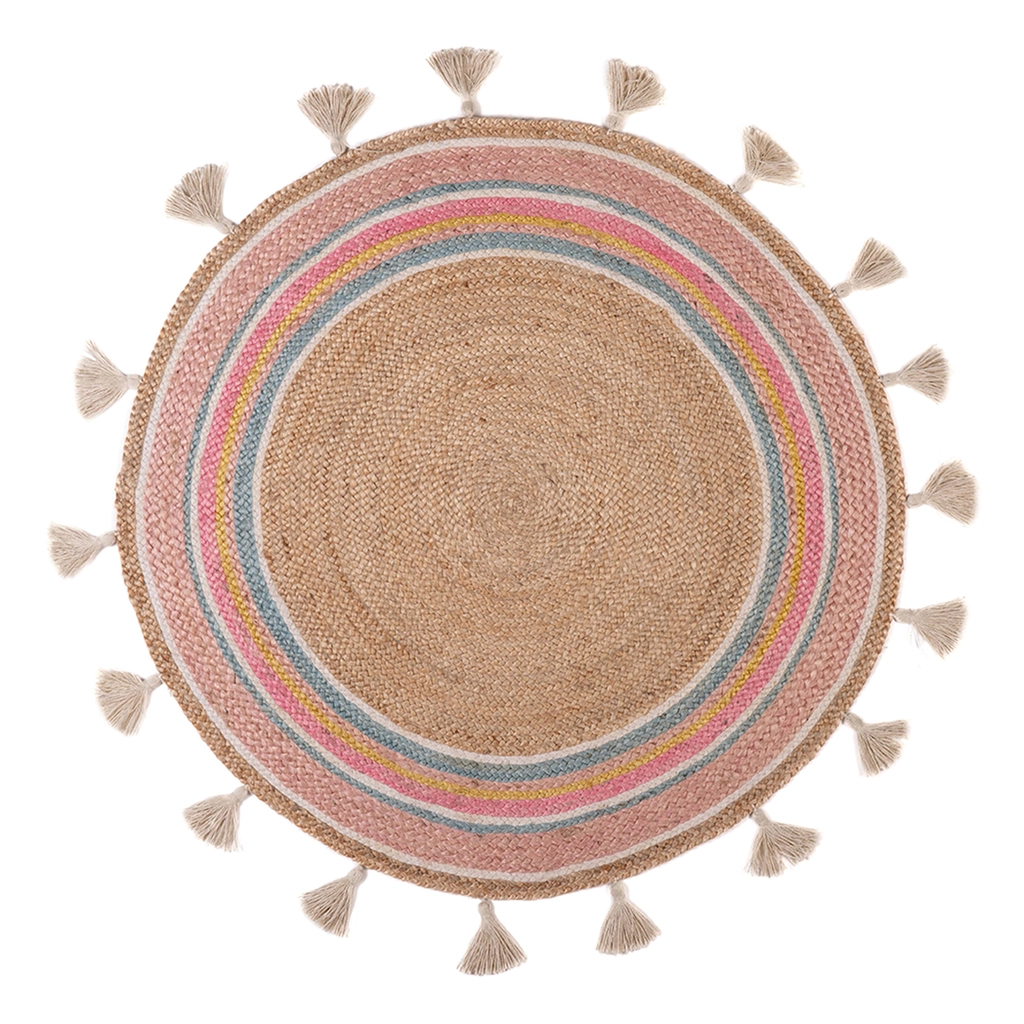 Kidsdepot rond vloerkleed Smile / 120 cm