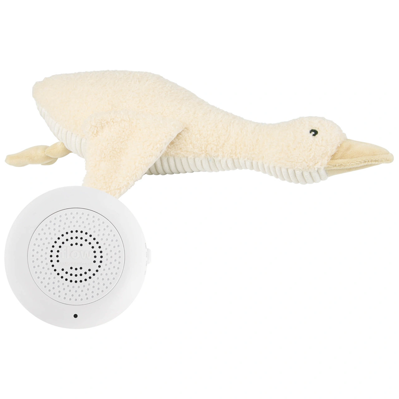 Flow Amsterdam knuffel met hartslag gans - beige
