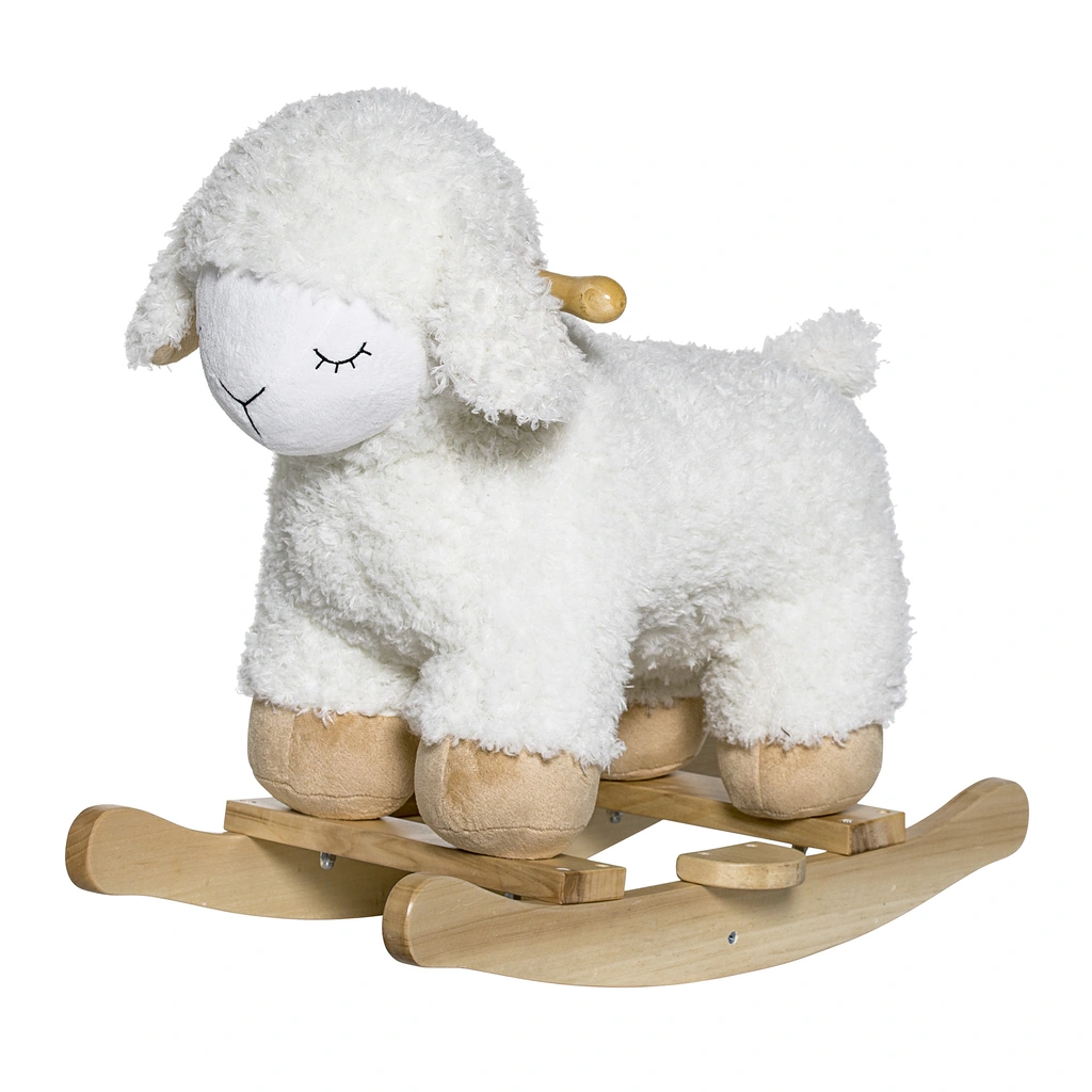 Bloomingville MINI hobbeldier schaap laasrith - wit - Afbeelding 3