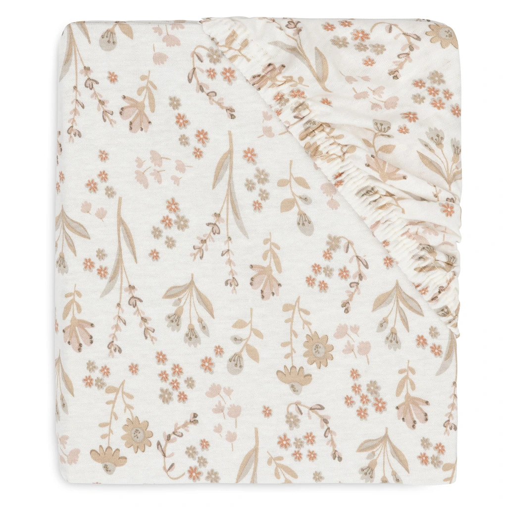 Jollein hoeslaken wieg 40x80/50x90 - bloomy