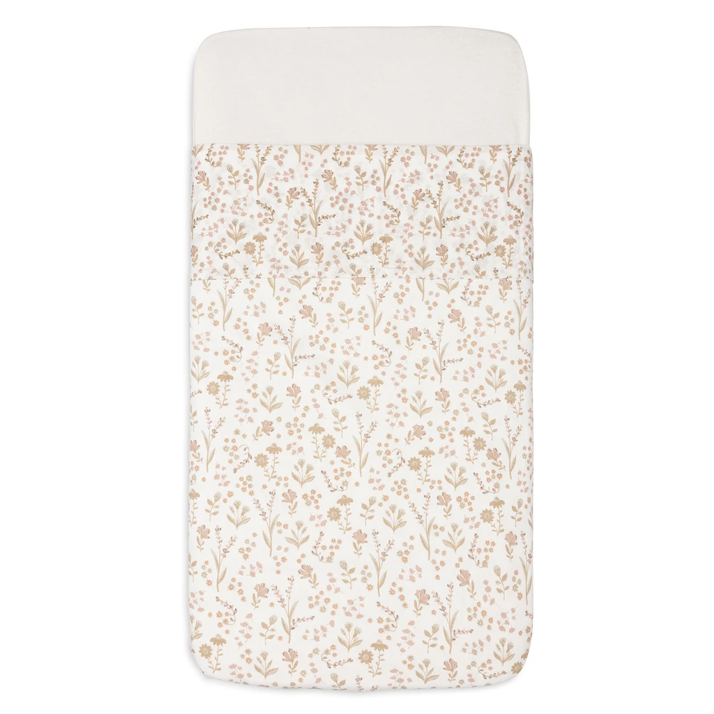 Jollein ledikantlaken met print 120x150 - bloomy - Afbeelding 4