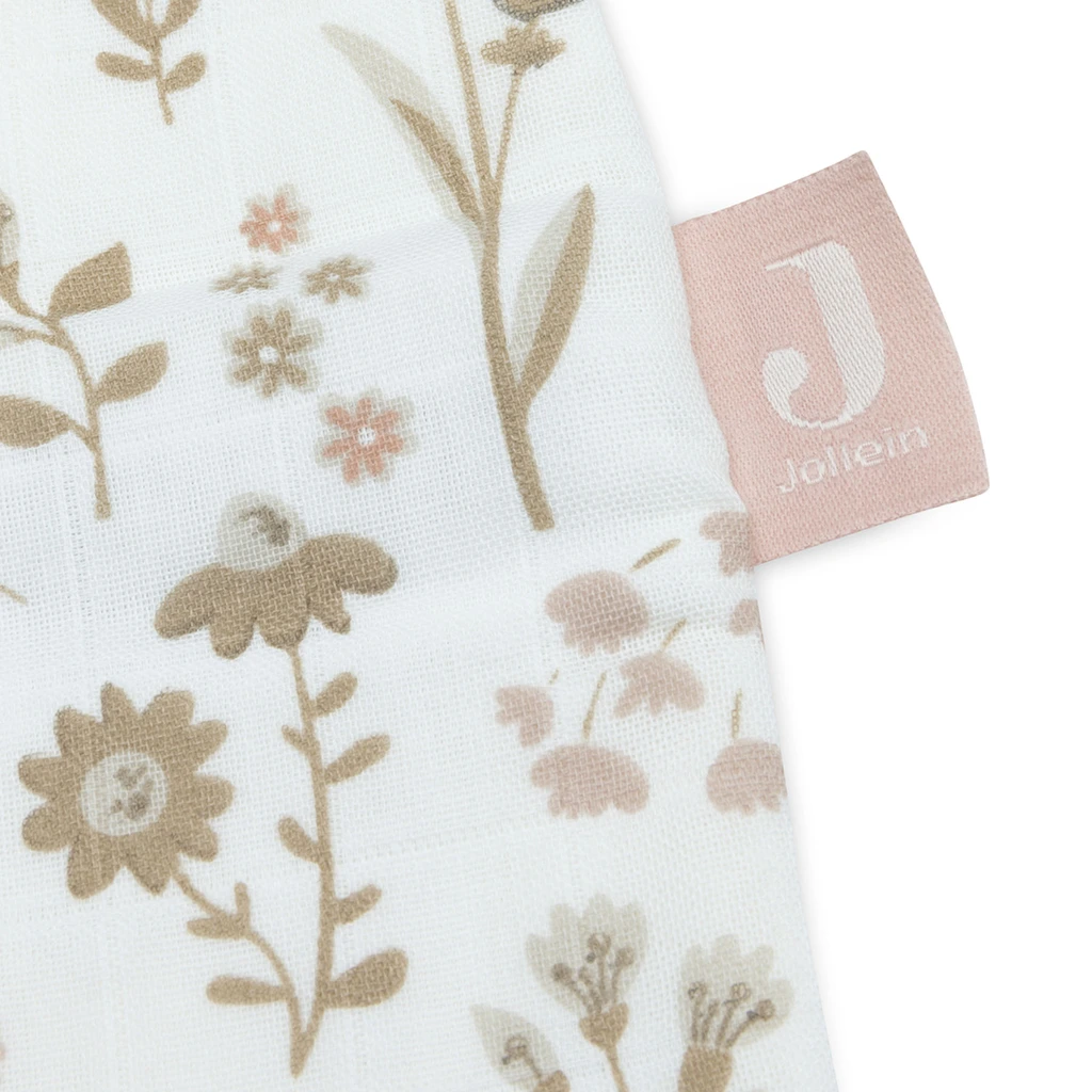 Jollein zomer slaapzak met print maat 90/ 6 -18 maanden korte mouw / bloomy - Afbeelding 3