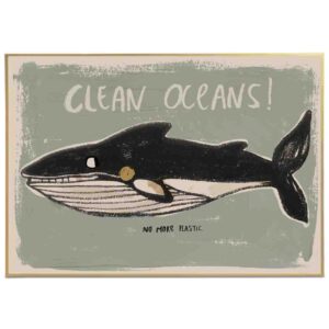 Studio Loco poster kinderkamer - walvis