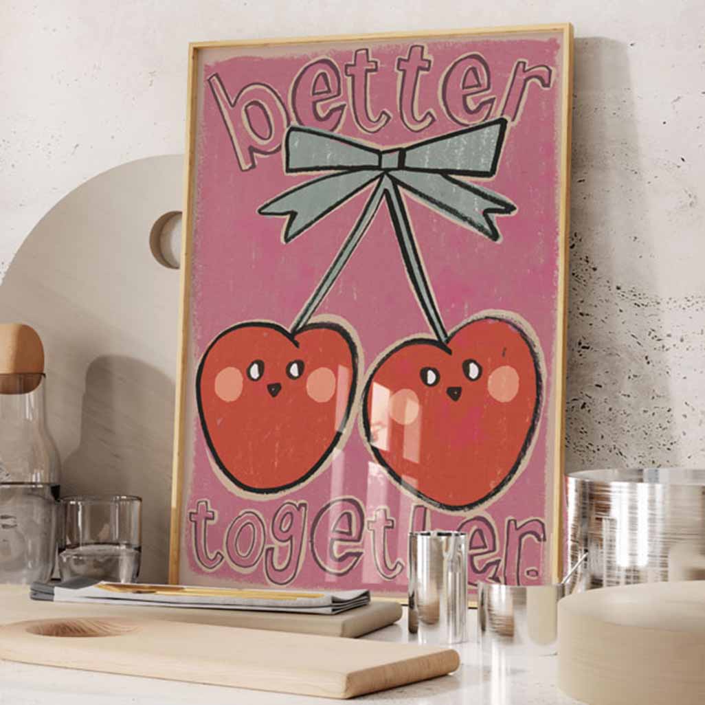 Studio Loco poster kinderkamer - kersen - Afbeelding 2