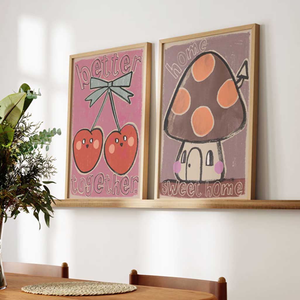 Studio Loco poster kinderkamer - kersen - Afbeelding 3