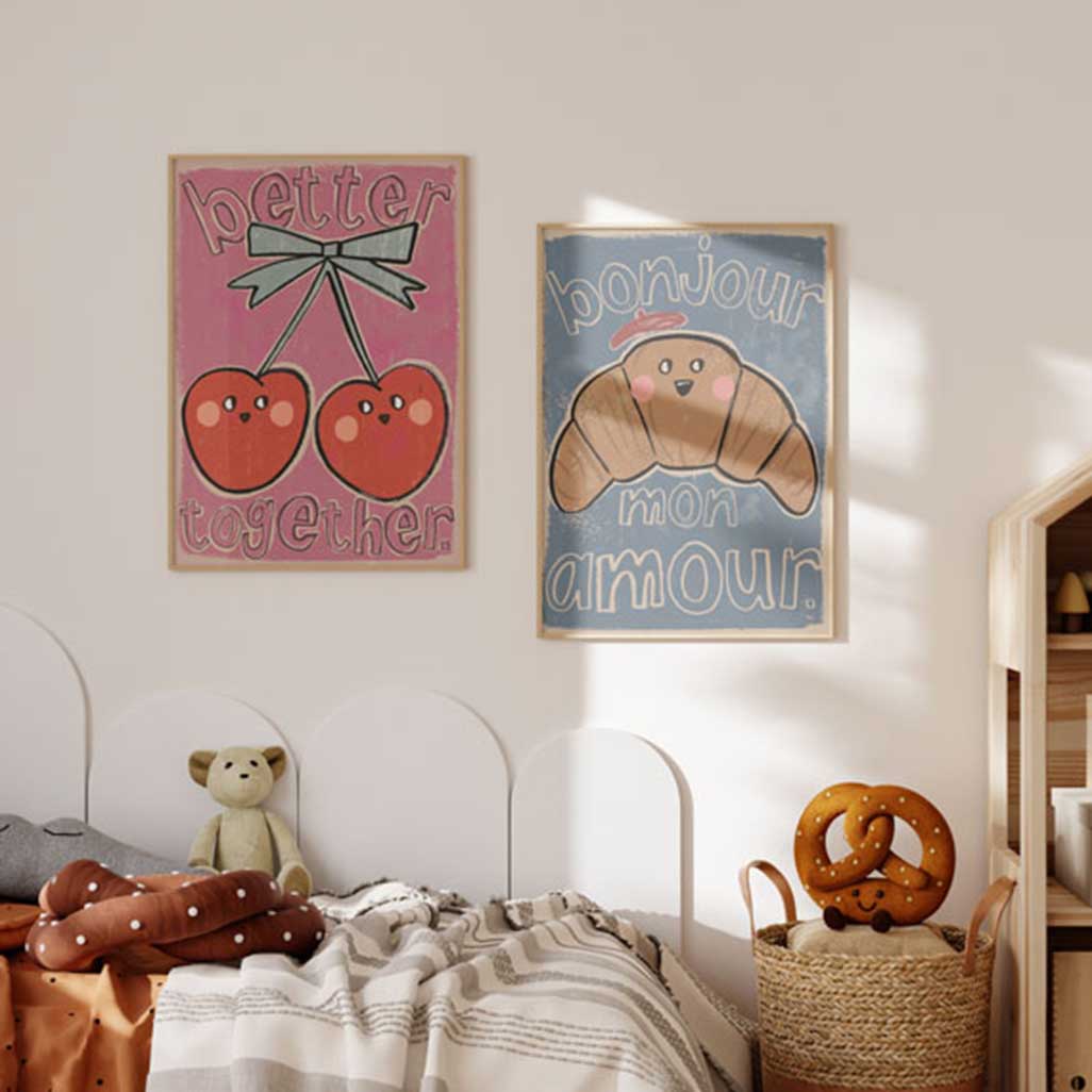 Studio Loco poster kinderkamer - kersen - Afbeelding 5