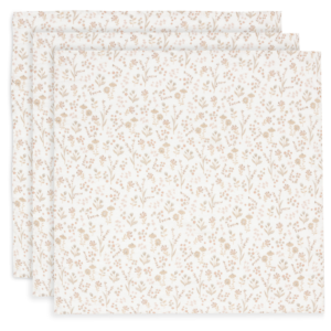 Jollein hydrofiele doeken set van drie 70x70 - bloomy