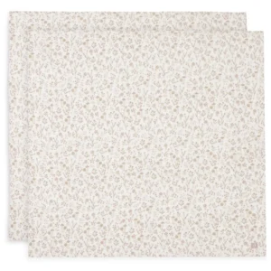 Jollein hydrofiele doeken XL set van twee 115x115 - bloomy