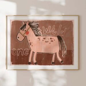 Studio Loco poster kinderkamer - paard