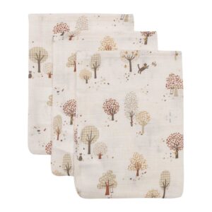 Jollein Baby Washandjes Hydrofiel Katoen – 3 stuks- Tiny Park