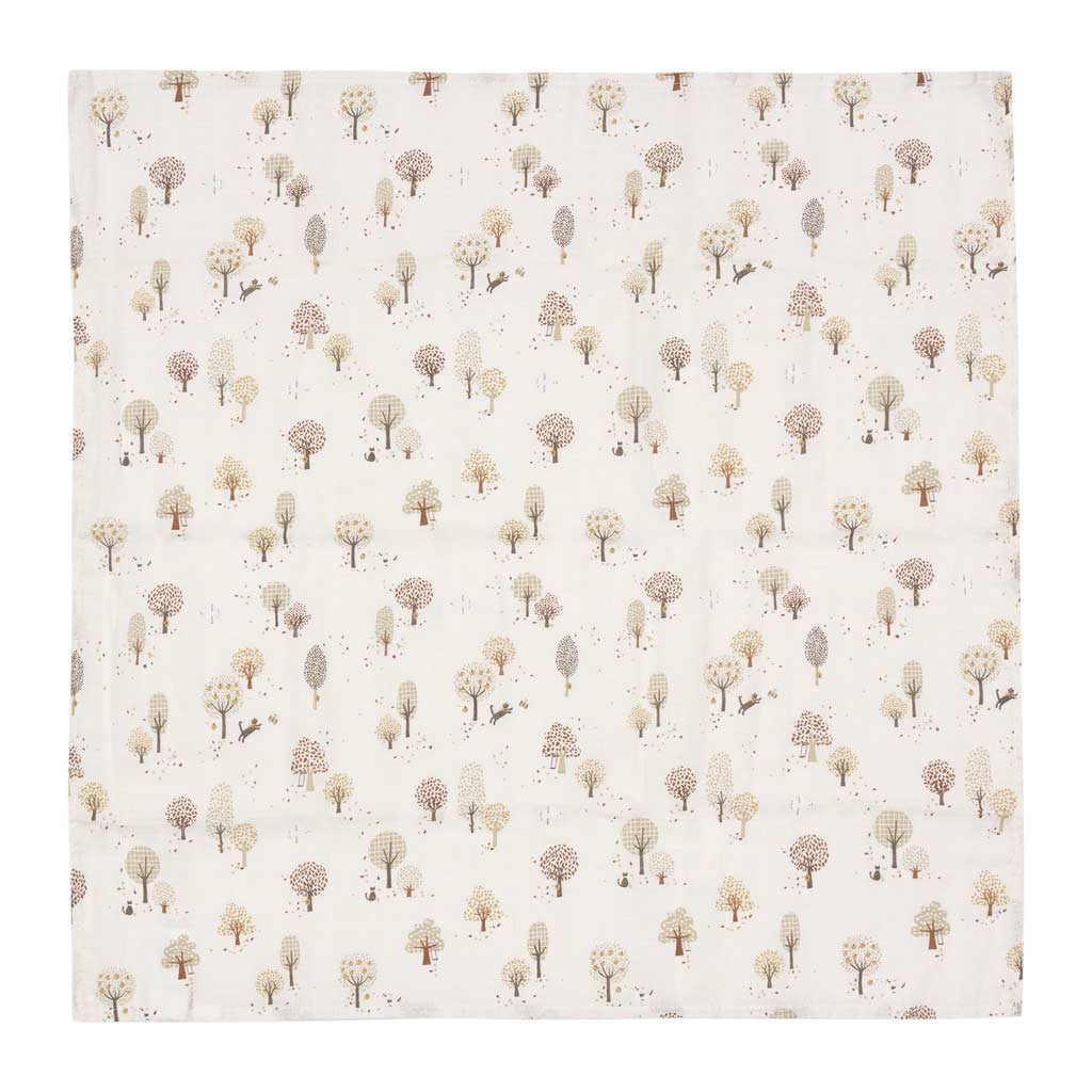 Jollein Hydrofiele Doek 70x70 Set van 3 – Tiny Park - Afbeelding 2