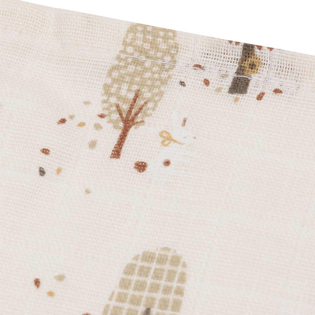 Jollein Hydrofiele Doek 70x70 Set van 3 – Tiny Park - Afbeelding 3