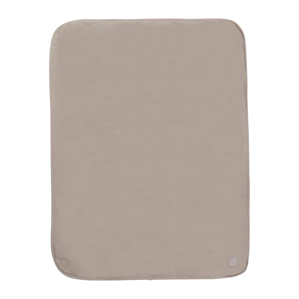 Jollein Ledikantdeken 100x150 cm Basic Jersey/Sherpa – Warm Sand - Afbeelding 3