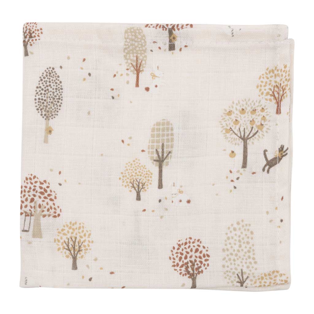 Jollein Spuugdoekjes 31x31 cm – Set van 3 Tiny Park - Afbeelding 2