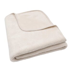 Jollein Wiegdeken 75x100 cm Basic Jersey/Sherpa – Oatmeal