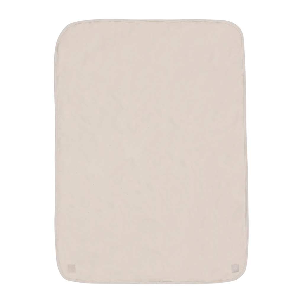 Jollein Wiegdeken 75x100 cm Basic Jersey/Sherpa – Oatmeal - Afbeelding 3