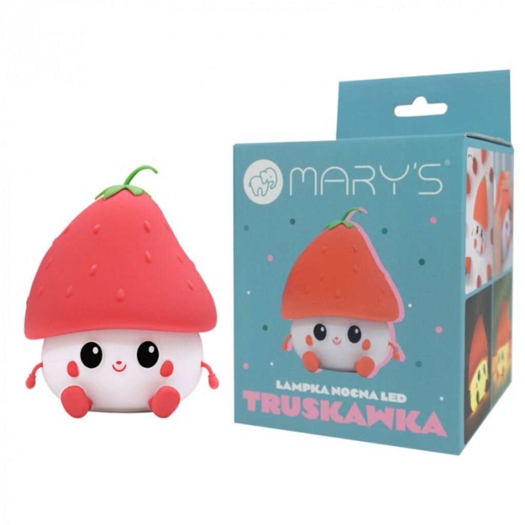 Mary’s Nachtlampje Kind Aardbei – Stijlvolle Kinderkamer Lamp - Afbeelding 2