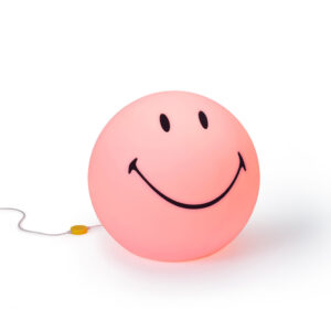 Mr Maria Smiley® lamp 40 cm roze- XL