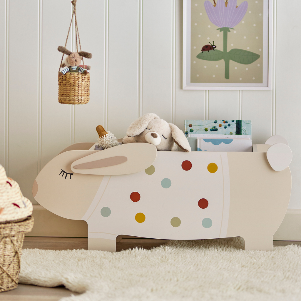 Bloomingville boekenbak kinderkamer Konijn - Afbeelding 3